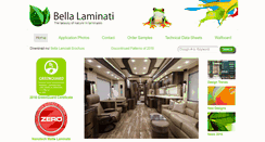 Desktop Screenshot of bellalaminati.com